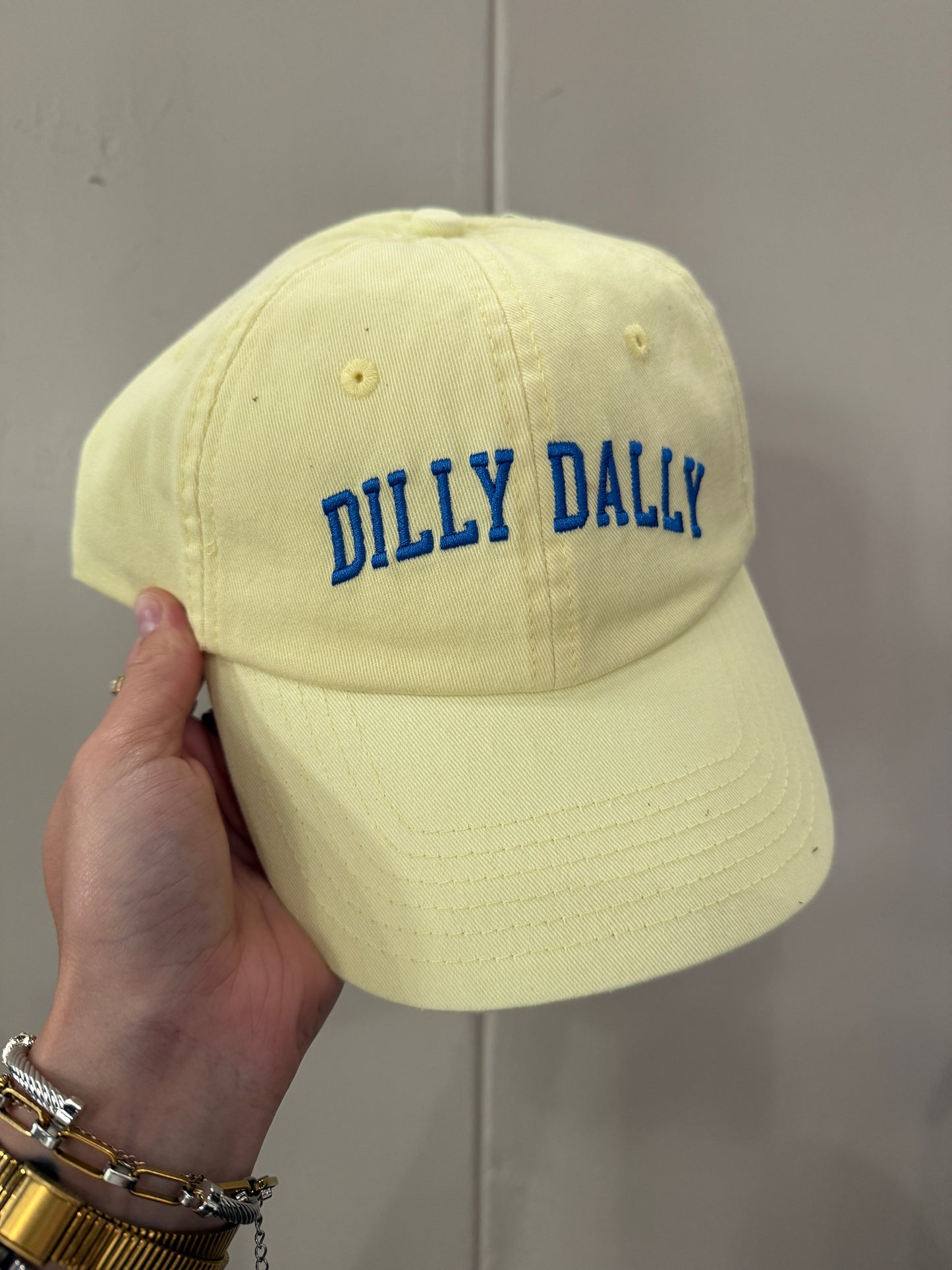 Dilly Dally Yellow Dad Hat