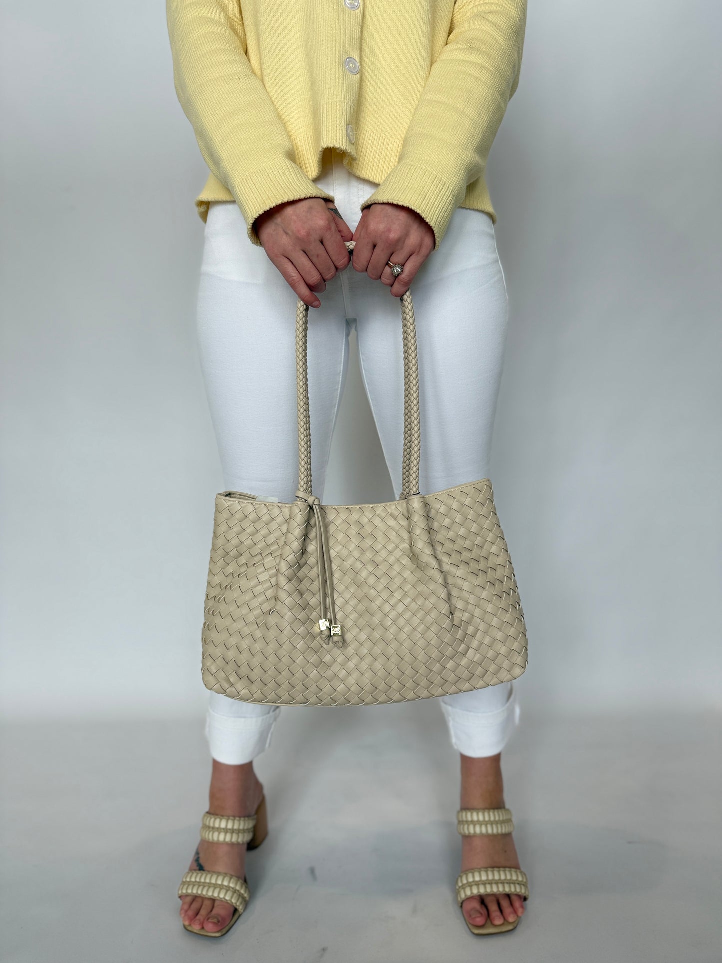 Nova Small Shoulder Tote Oyster