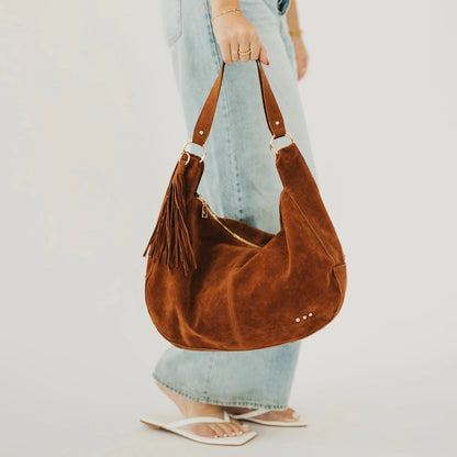 Hazel Hobo Shoulder Bag Chocolate