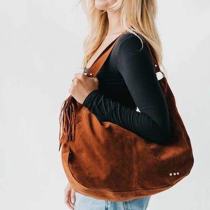 Hazel Hobo Shoulder Bag Chocolate