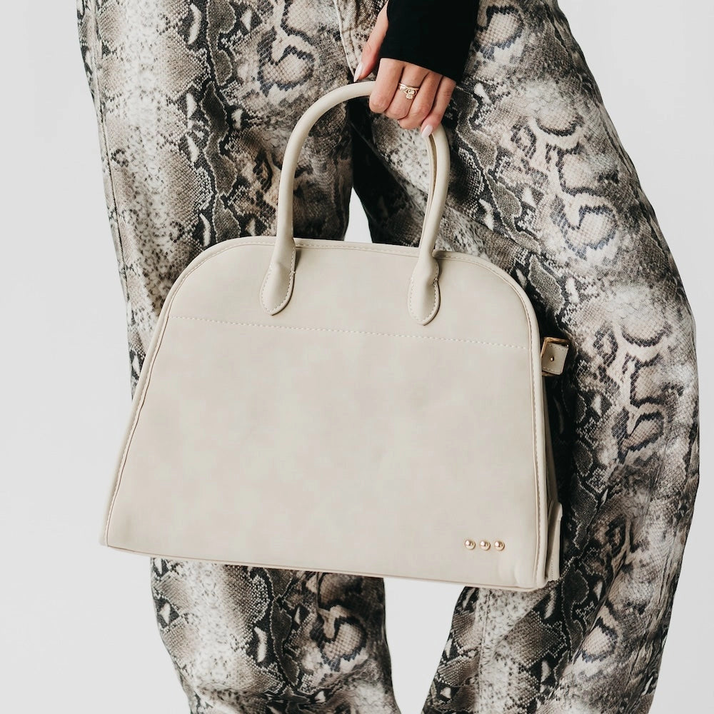 Nirvana Nubuck Tote Oat