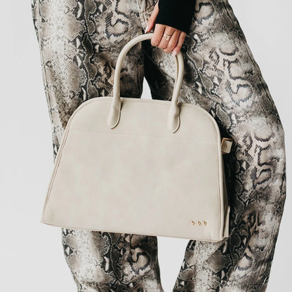 Nirvana Nubuck Tote Oat