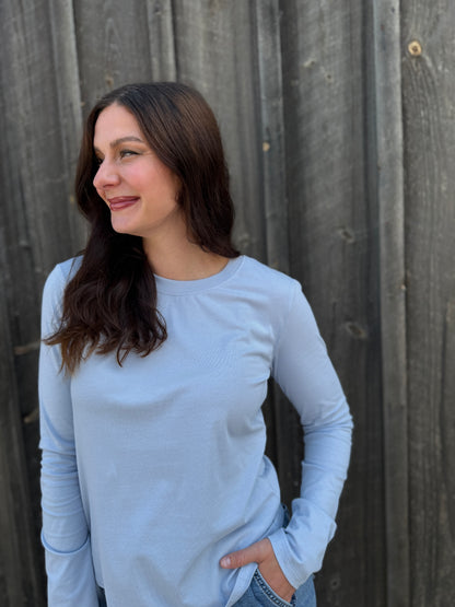 Long Sleeve T-Shirt Light Blue