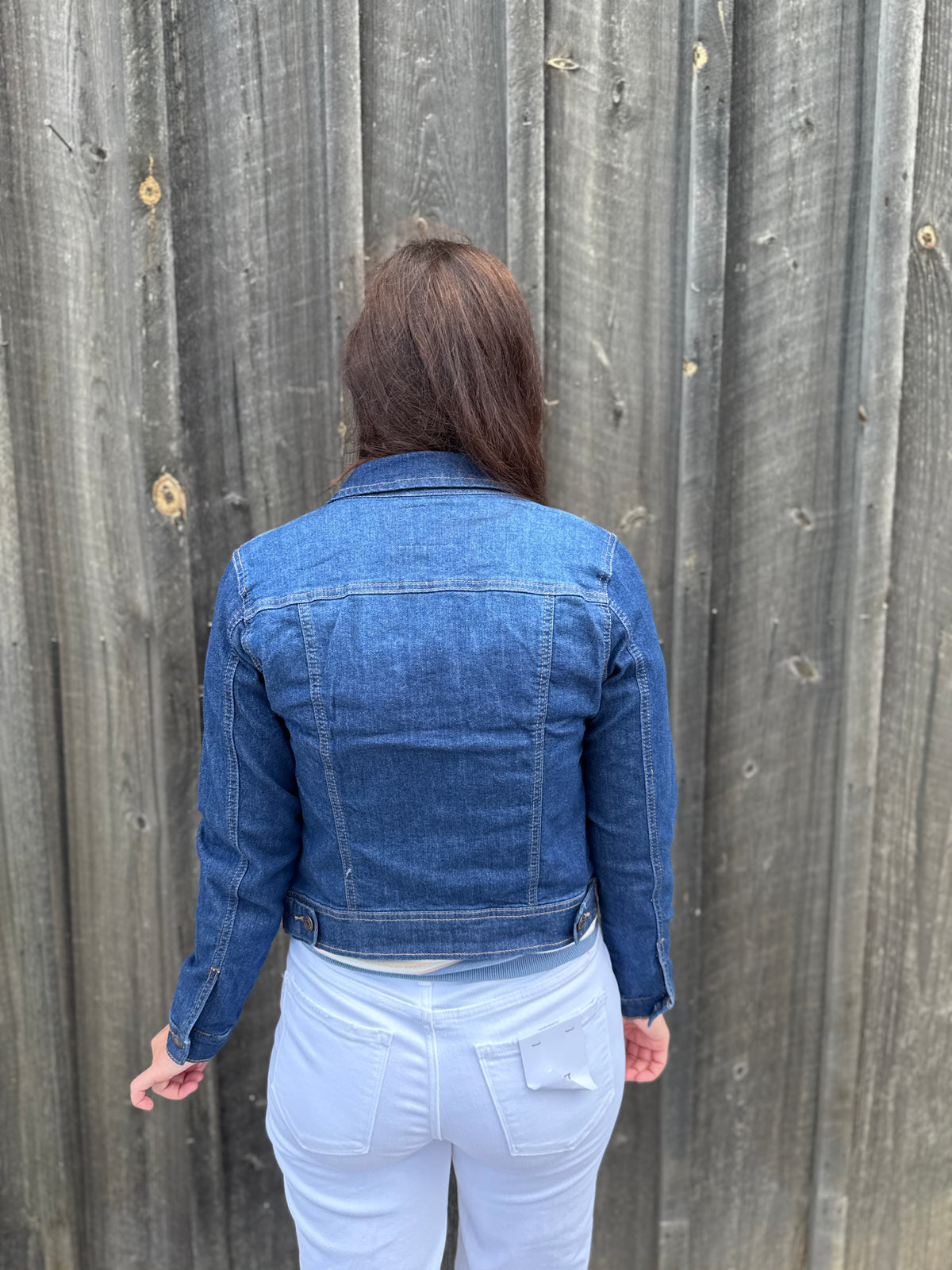 Classic Dark Denim Stretch Jacket