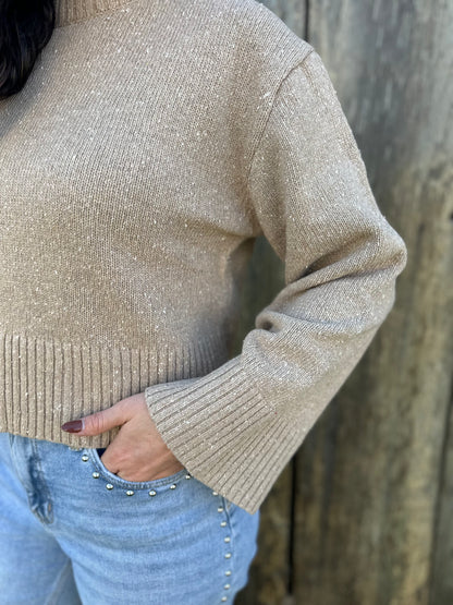 Sprinkled Effect Sweater Oat