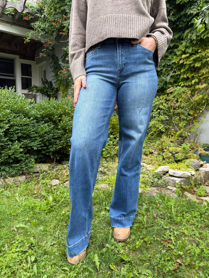High Rise Crease Line Trouser Hem