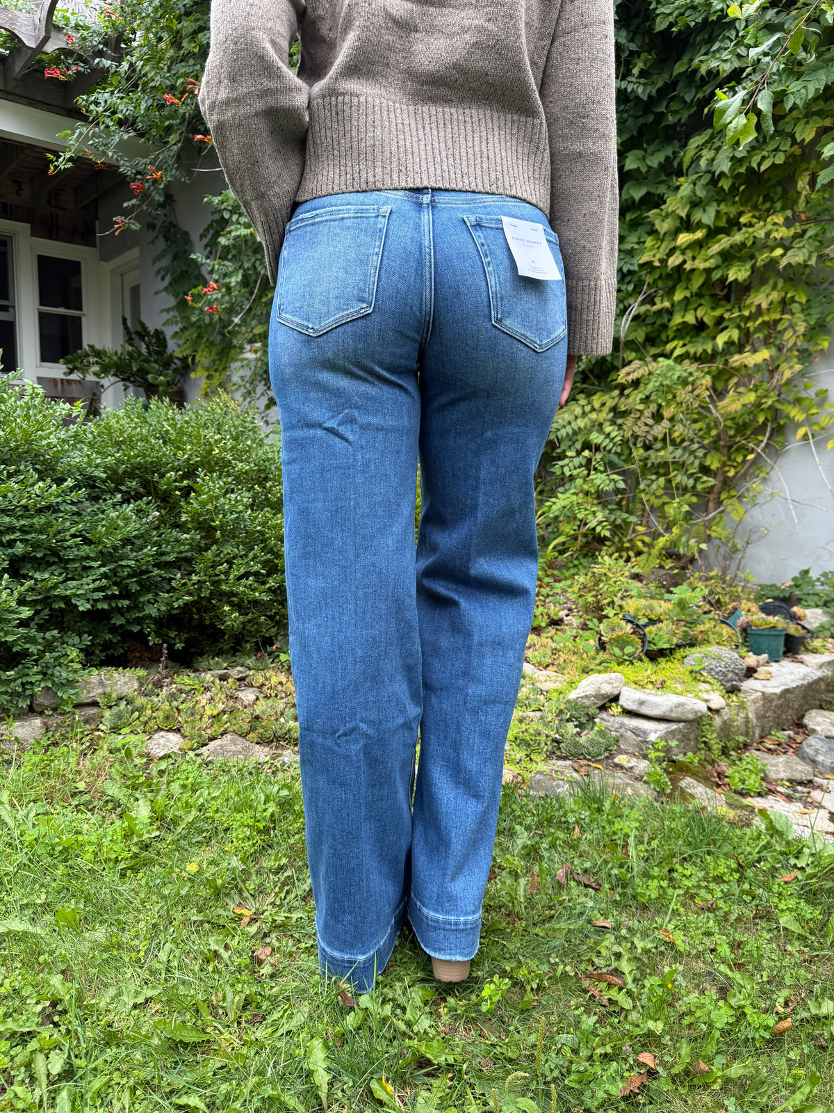 High Rise Crease Line Trouser Hem