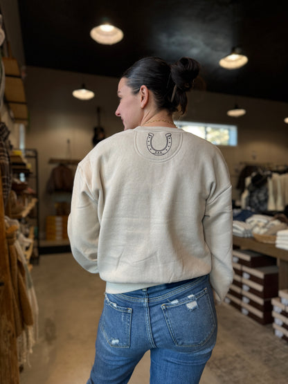 NAVY & NASH CREWNECK CREAM