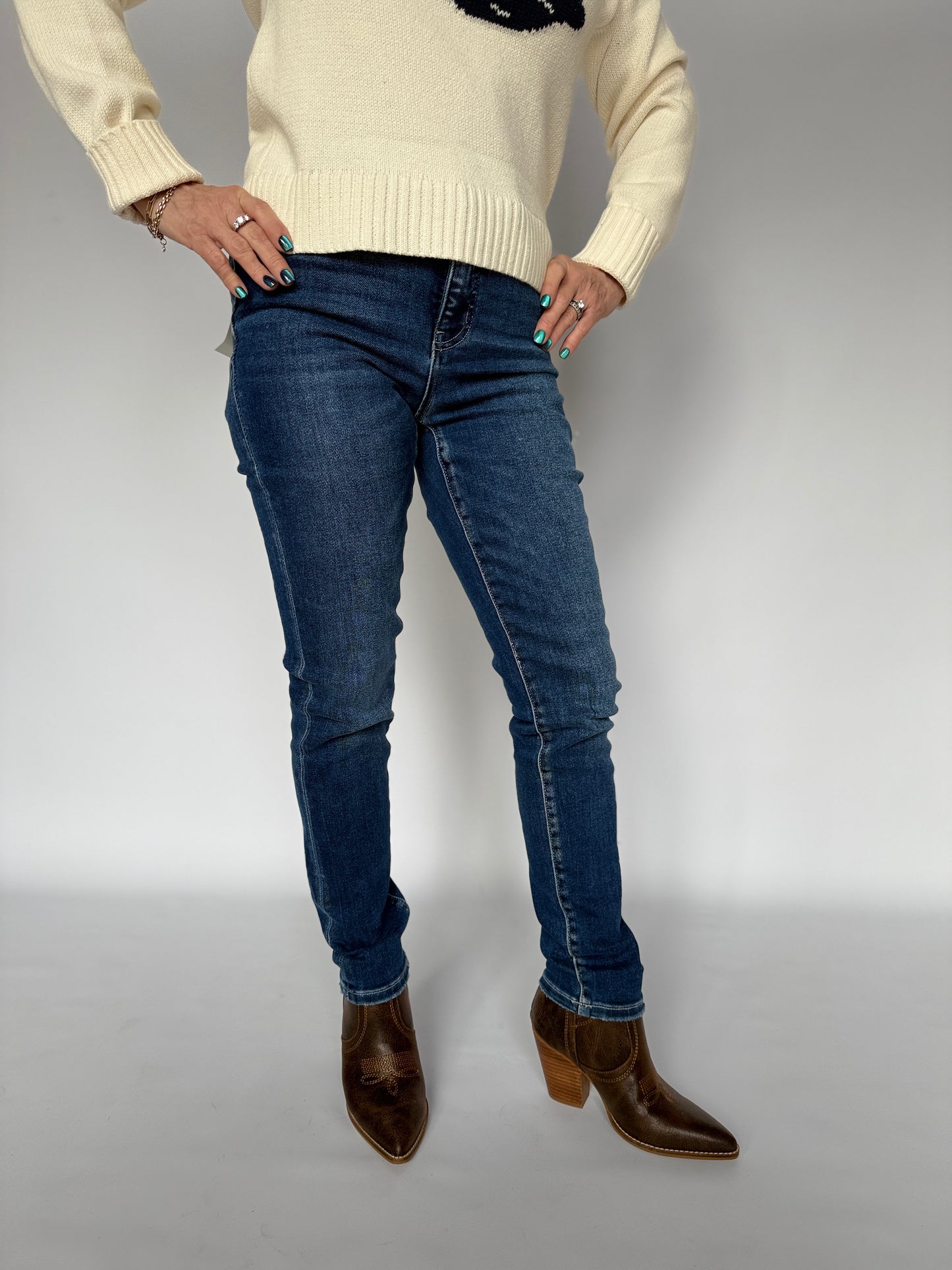 LV High Rise Skinny Denim