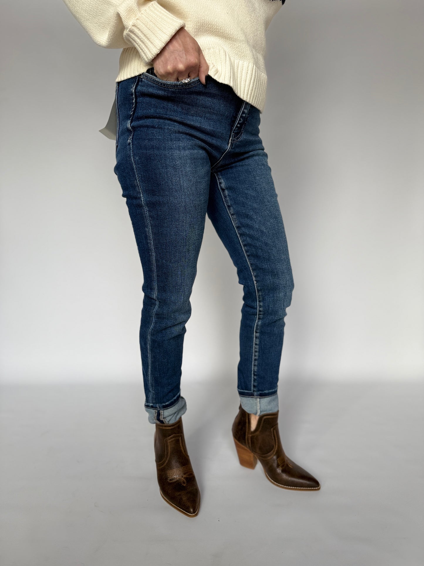 LV High Rise Skinny Denim