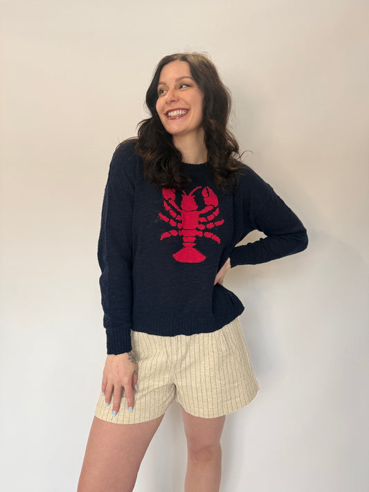 Lobster Sweater Navy