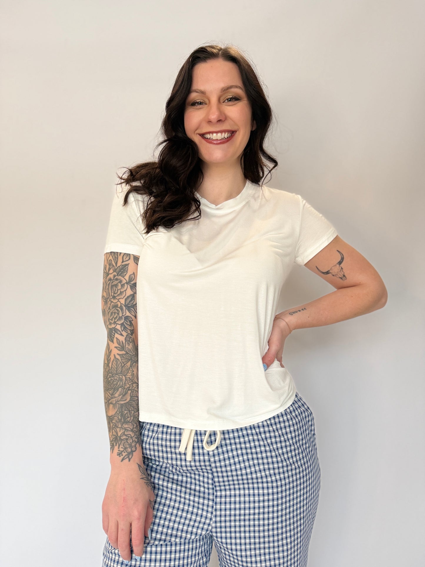 Basic Short Sleeve Tee White