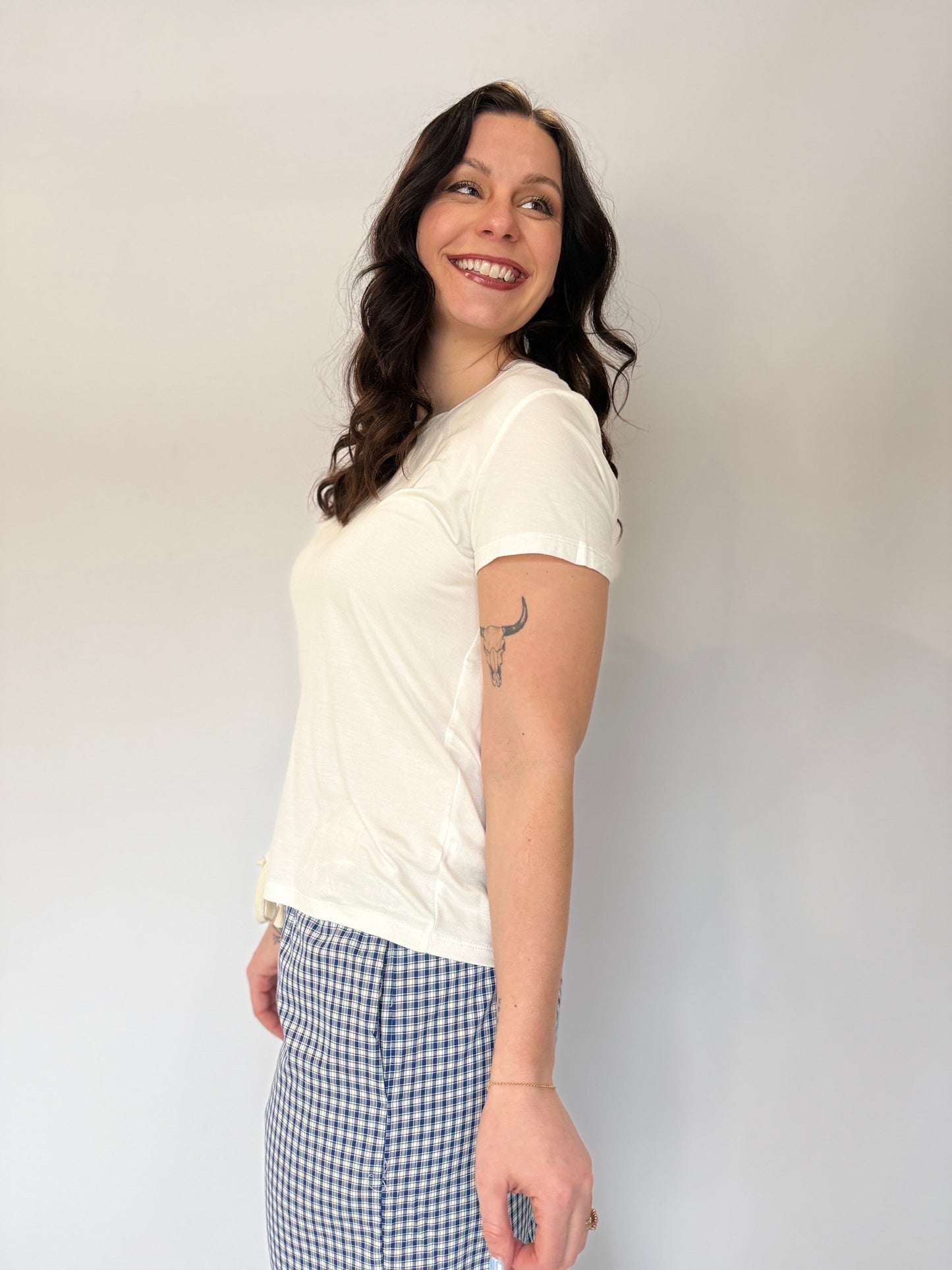 Basic Short Sleeve Tee White
