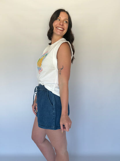 Embroidered Vaca Club Graphic Tee