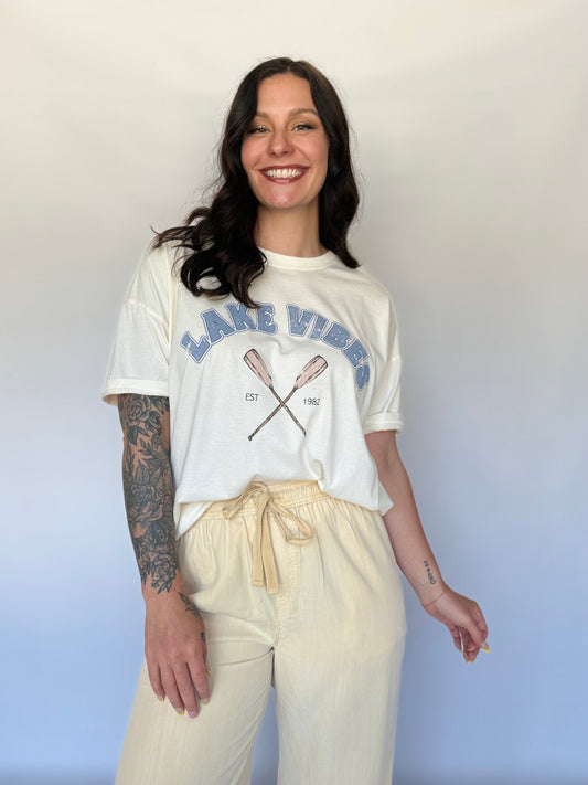 Vintage Feel Lake Vibes Tee