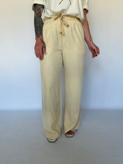 Tencel Wide Leg Pant Butter