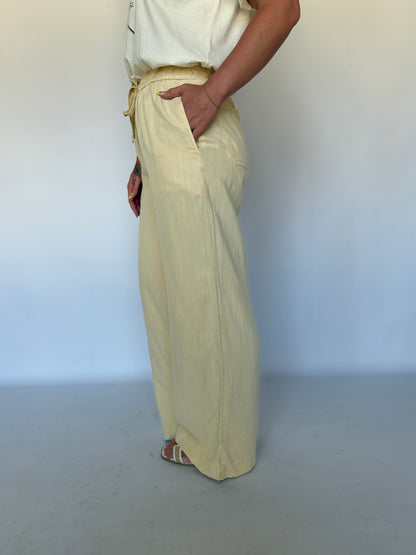 Tencel Wide Leg Pant Butter